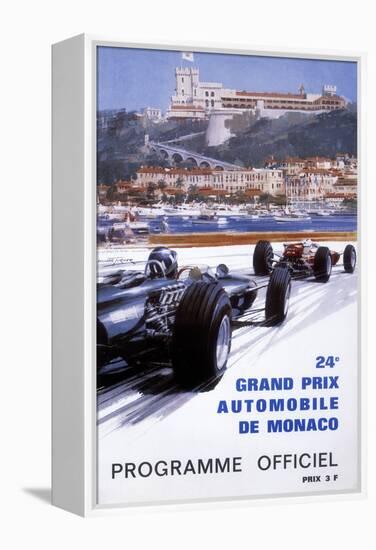 The Official Programme for the 24th Monaco Grand Prix, 1966-Michael Turner-Framed Premier Image Canvas