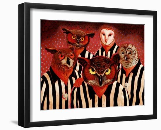 The Officials-John Newcomb-Framed Giclee Print