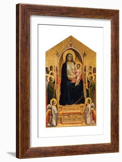 The Ognissanti Madonna, Ca 1310-Giotto di Bondone-Framed Giclee Print