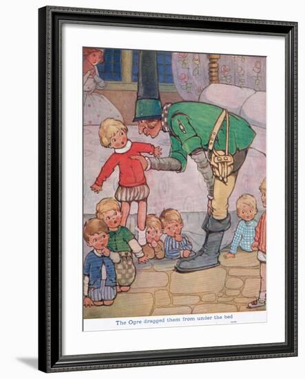 The Ogre Dragged Them from under the Bed, 1925-null-Framed Giclee Print