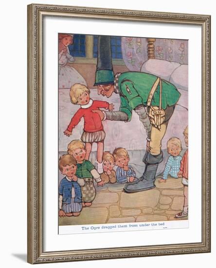 The Ogre Dragged Them from under the Bed, 1925-null-Framed Giclee Print