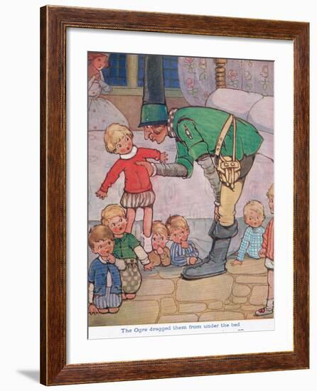 The Ogre Dragged Them from under the Bed, 1925-null-Framed Giclee Print