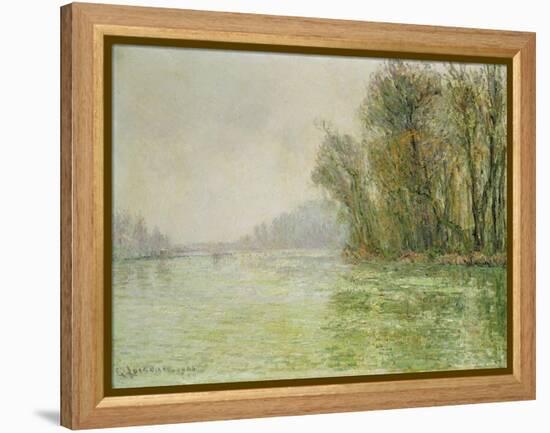 The Oise in Winter, 1906-Gustave Loiseau-Framed Premier Image Canvas