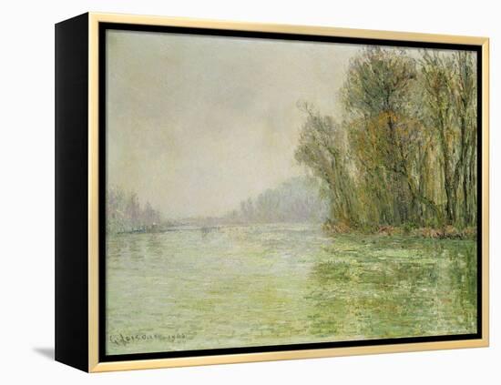 The Oise in Winter, 1906-Gustave Loiseau-Framed Premier Image Canvas