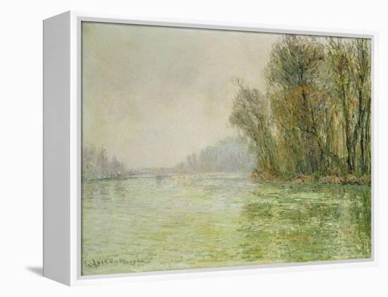 The Oise in Winter, 1906-Gustave Loiseau-Framed Premier Image Canvas