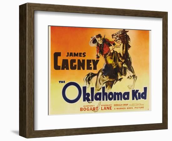 The Oklahoma Kid, James Cagney, 1939-null-Framed Art Print