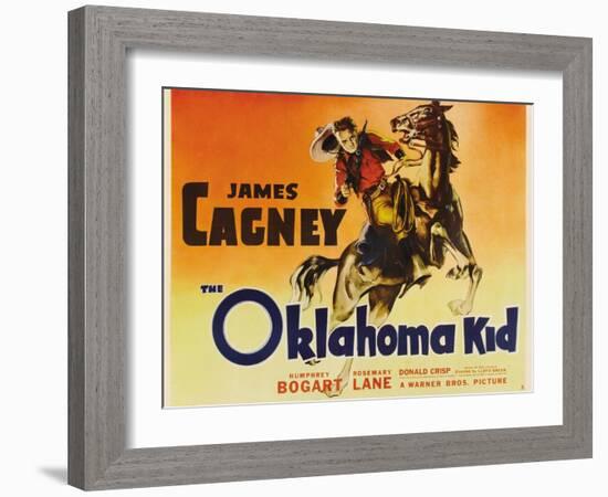 The Oklahoma Kid, James Cagney, 1939-null-Framed Art Print