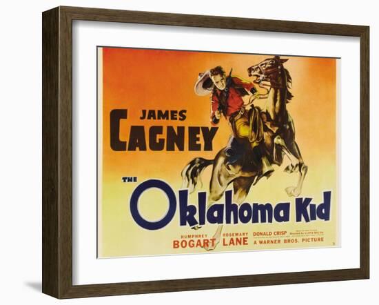 The Oklahoma Kid, James Cagney, 1939-null-Framed Art Print