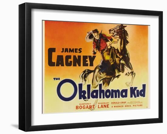 The Oklahoma Kid, James Cagney, 1939-null-Framed Art Print