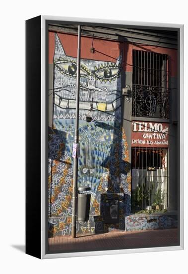 The old barrio of San Telmo, Buenos Aires, Argentina, South America-Julio Etchart-Framed Premier Image Canvas