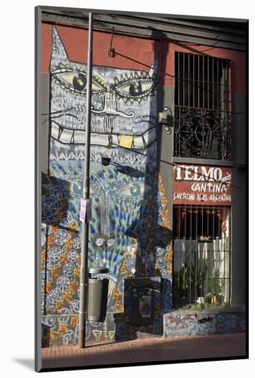 The old barrio of San Telmo, Buenos Aires, Argentina, South America-Julio Etchart-Mounted Photographic Print