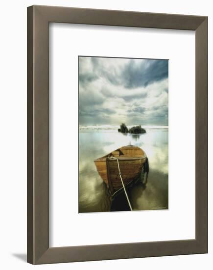 The Old Boat-Carlos Casamayor-Framed Art Print