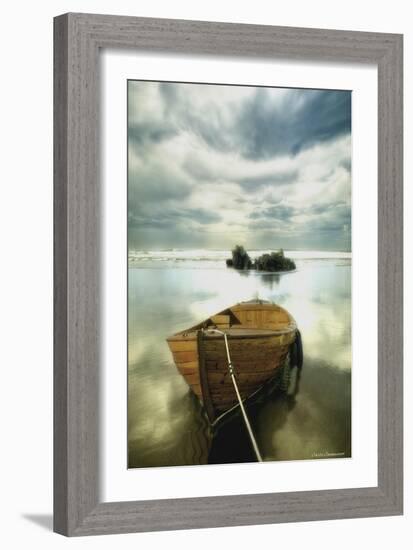 The Old Boat-Carlos Casamayor-Framed Giclee Print