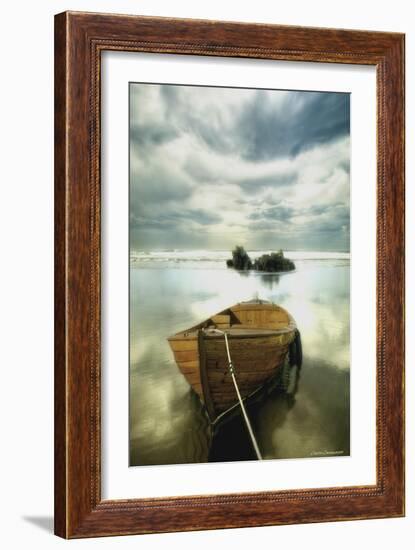 The Old Boat-Carlos Casamayor-Framed Giclee Print