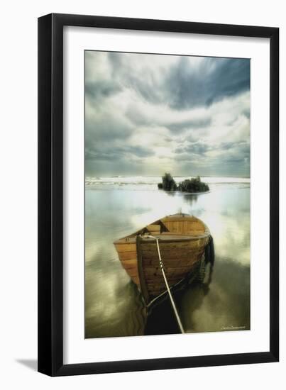 The Old Boat-Carlos Casamayor-Framed Giclee Print