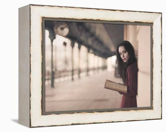 The Old Book-Przemyslaw Chola-Framed Premier Image Canvas