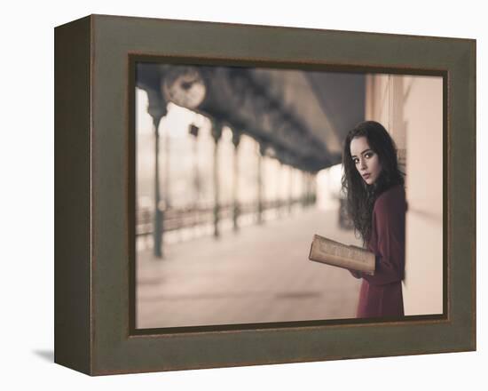 The Old Book-Przemyslaw Chola-Framed Premier Image Canvas