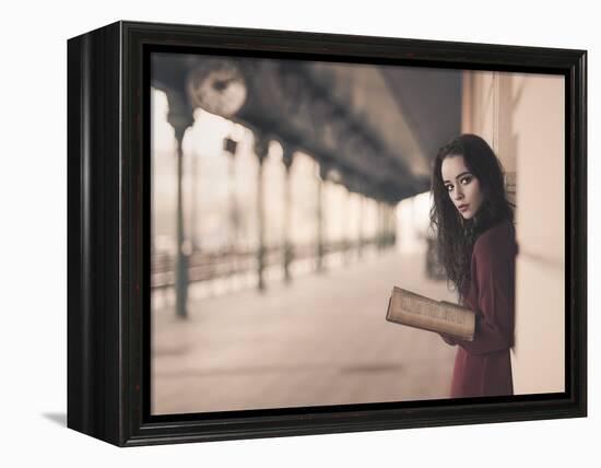 The Old Book-Przemyslaw Chola-Framed Premier Image Canvas