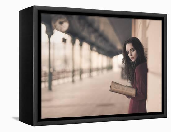 The Old Book-Przemyslaw Chola-Framed Premier Image Canvas