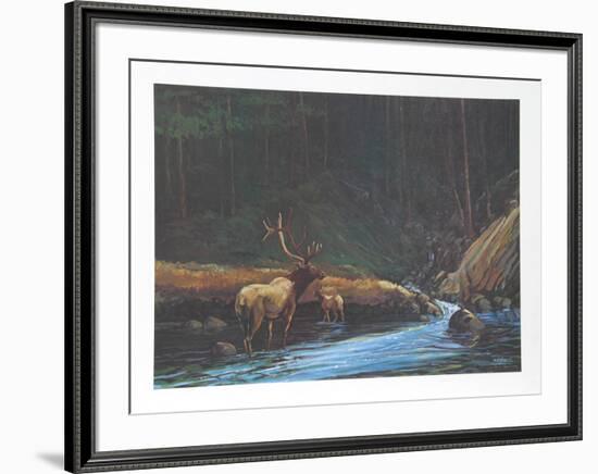 The Old Bull-Bill Elliot-Framed Collectable Print