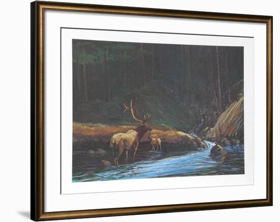 The Old Bull-Bill Elliot-Framed Collectable Print