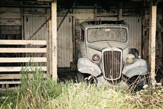 The Old Car In The Barn 2 Photographic Print By Susannah Tucker