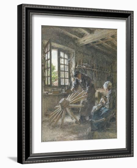 The Old Cartwright and His Wife, 1897-Leon Augustin Lhermitte-Framed Giclee Print