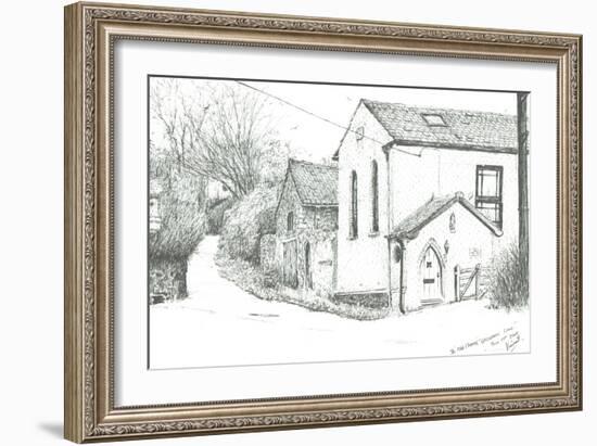 The Old Chapel, BrighstoneIsle of wight, 2008-Vincent Alexander Booth-Framed Giclee Print