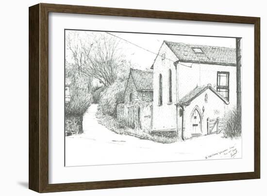 The Old Chapel, BrighstoneIsle of wight, 2008-Vincent Alexander Booth-Framed Giclee Print