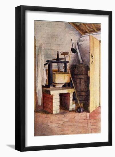 'The old cheese press, Rolleston' by Kate Greenaway-Kate Greenaway-Framed Giclee Print