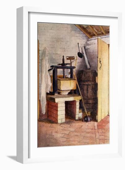 'The old cheese press, Rolleston' by Kate Greenaway-Kate Greenaway-Framed Giclee Print