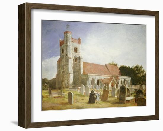 The Old Church, Ewell, 1847-William Holman Hunt-Framed Giclee Print