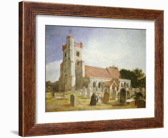 The Old Church, Ewell, 1847-William Holman Hunt-Framed Giclee Print