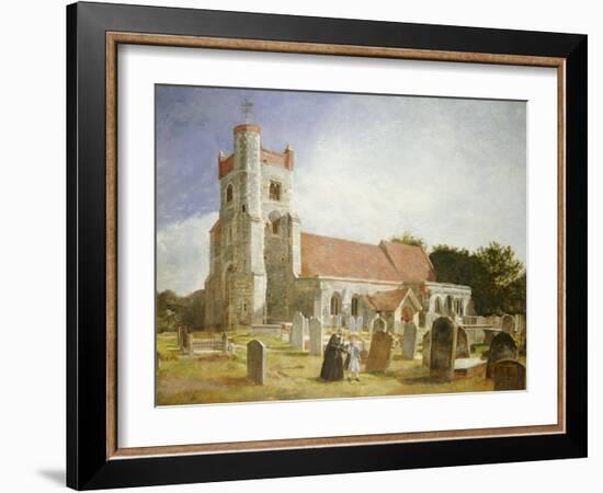 The Old Church, Ewell, 1847-William Holman Hunt-Framed Giclee Print