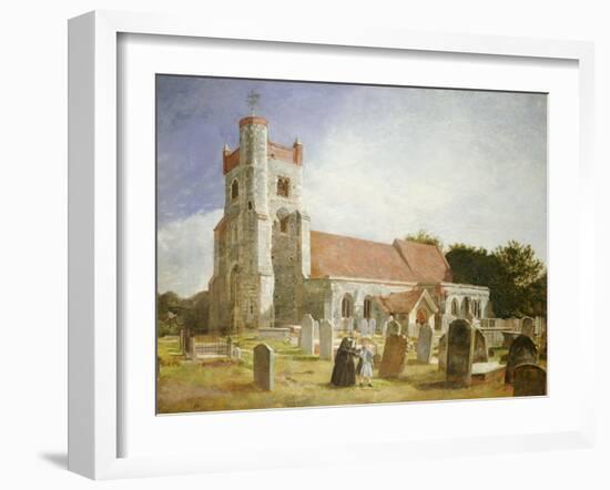 The Old Church, Ewell, 1847-William Holman Hunt-Framed Giclee Print