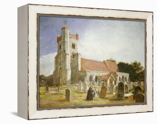 The Old Church, Ewell, 1847-William Holman Hunt-Framed Premier Image Canvas