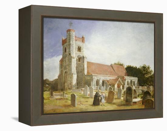 The Old Church, Ewell, 1847-William Holman Hunt-Framed Premier Image Canvas