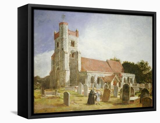 The Old Church, Ewell, 1847-William Holman Hunt-Framed Premier Image Canvas