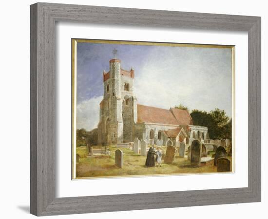 The Old Church, Ewell, 1847-William Holman Hunt-Framed Giclee Print