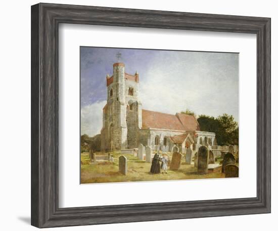 The Old Church, Ewell, 1847-William Holman Hunt-Framed Giclee Print