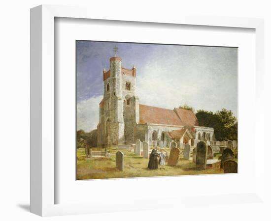 The Old Church, Ewell, 1847-William Holman Hunt-Framed Giclee Print