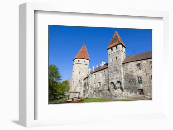 The Old City Walls of the Old Town of Tallinn, Estonia, Baltic States, Europe-Nico Tondini-Framed Photographic Print