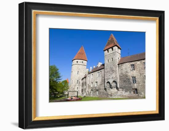 The Old City Walls of the Old Town of Tallinn, Estonia, Baltic States, Europe-Nico Tondini-Framed Photographic Print