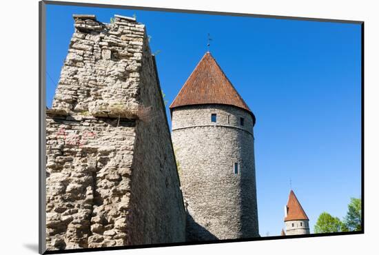 The Old City Walls of the Old Town of Tallinn, Estonia, Baltic States-Nico Tondini-Mounted Photographic Print