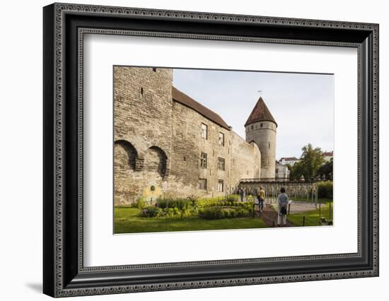 The Old City walls, Old Town, UNESCO World Heritage Site, Tallinn, Estonia, Europe-Ben Pipe-Framed Photographic Print