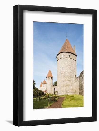 The Old City walls, Old Town, UNESCO World Heritage Site, Tallinn, Estonia, Europe-Ben Pipe-Framed Photographic Print