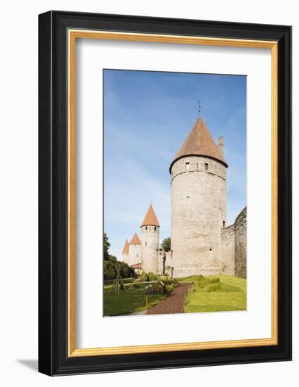 The Old City walls, Old Town, UNESCO World Heritage Site, Tallinn, Estonia, Europe-Ben Pipe-Framed Photographic Print