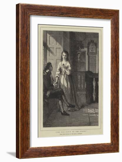 The Old Clock on the Stairs-Alfred Rankley-Framed Giclee Print