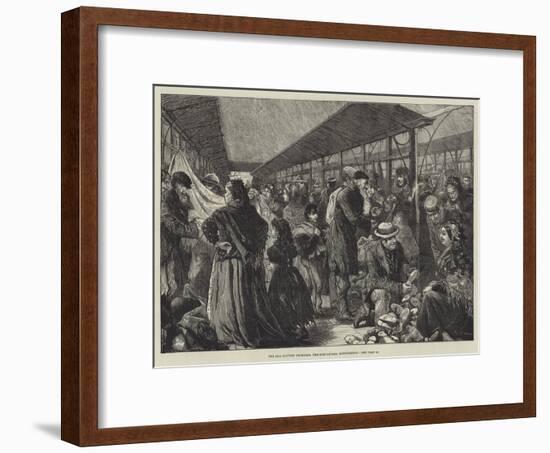 The Old Clothes Exchange, Phil's-Buildings, Houndsditch-Charles Joseph Staniland-Framed Giclee Print