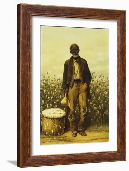 The Old Cotton Picker-William Aiken Walker-Framed Giclee Print